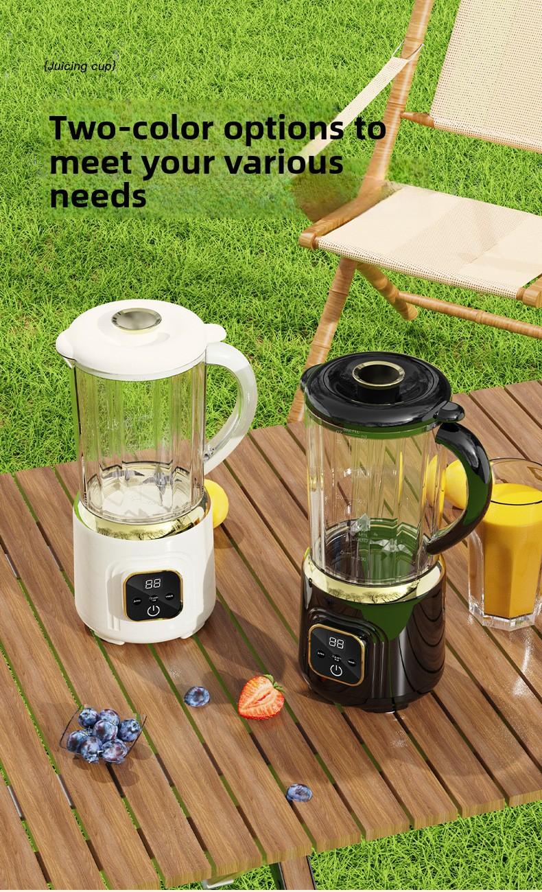 New dual-blade juicer, wireless electric large-capacity juice maker, portable blender for fresh juice