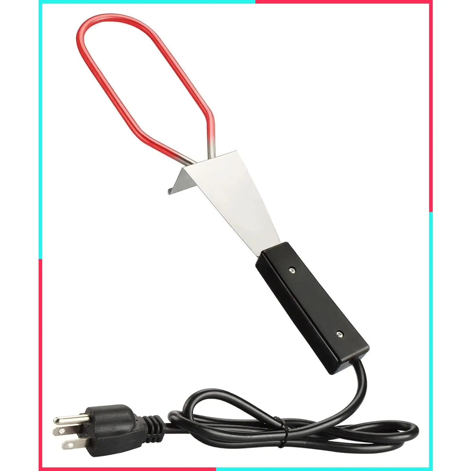600W Electric Charcoal Starter Fire Lighter for BBQ Grill Smoker Fireplace, Firepit, Stove - Quickly Ignites Coals & Briquettes Without Lighter Fluid or Matches - 29 Inch Power Cord