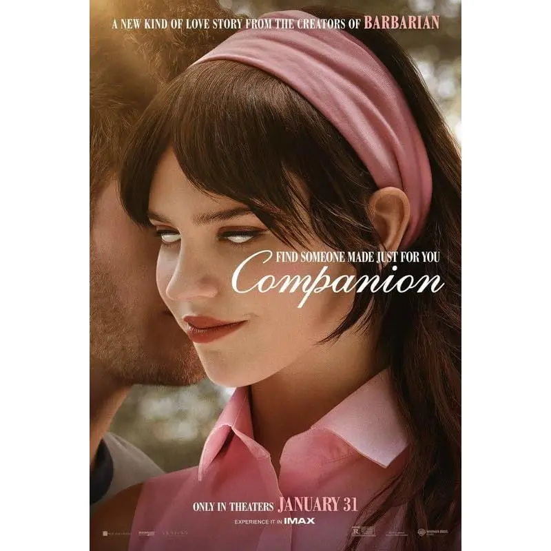 Companion - Movie Poster Unframed Wall Art Prints Cinematic Home & Room Decor, Poster
