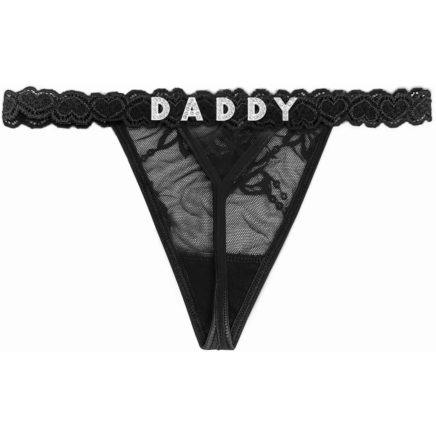 What women should wear in 2026Women's Personalized Thongs with Funny Rhinestone Letters, Custom Name Underwear Panties for Couples