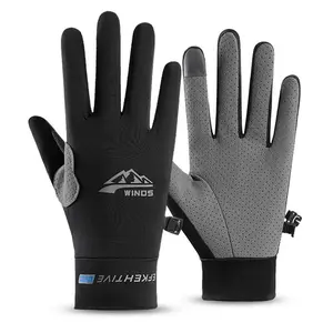 Unisex Summer Gloves for Fishing, Driving, Outdoor Camping, Hiking, Touchscreen Full-Finger Cycling Gloves, Ideal for All-Weather Use
