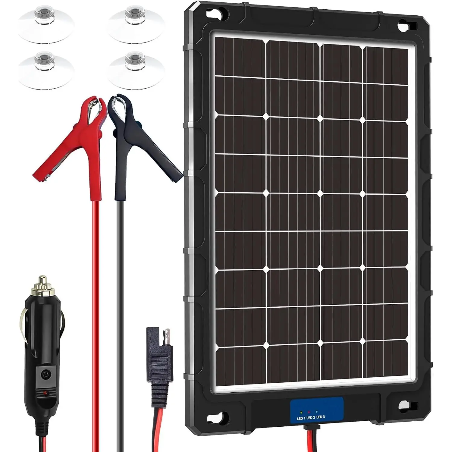 20W 12V Solar Panel Kit with Upgraded Controller for , RV, , and Marine Applications