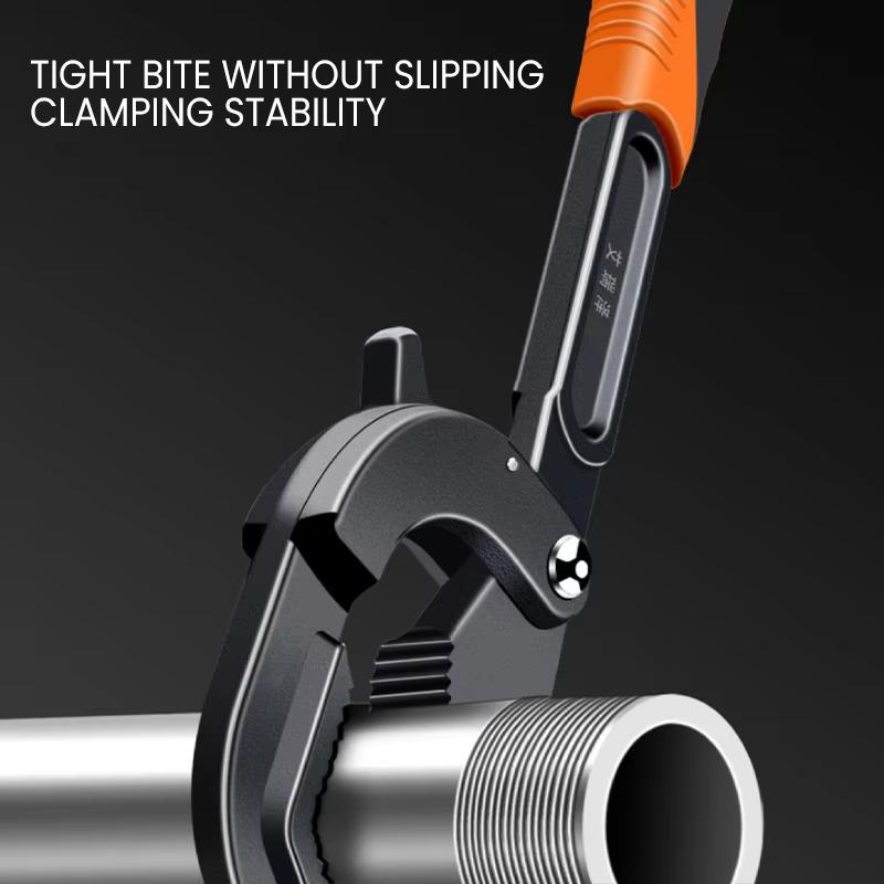 Multipurpose Pipe Wrench, 1 Count Universal Wrench, Multi-functional Open Wrench, Adjustable Ratchet Wrench, Manual Maintenance Tool