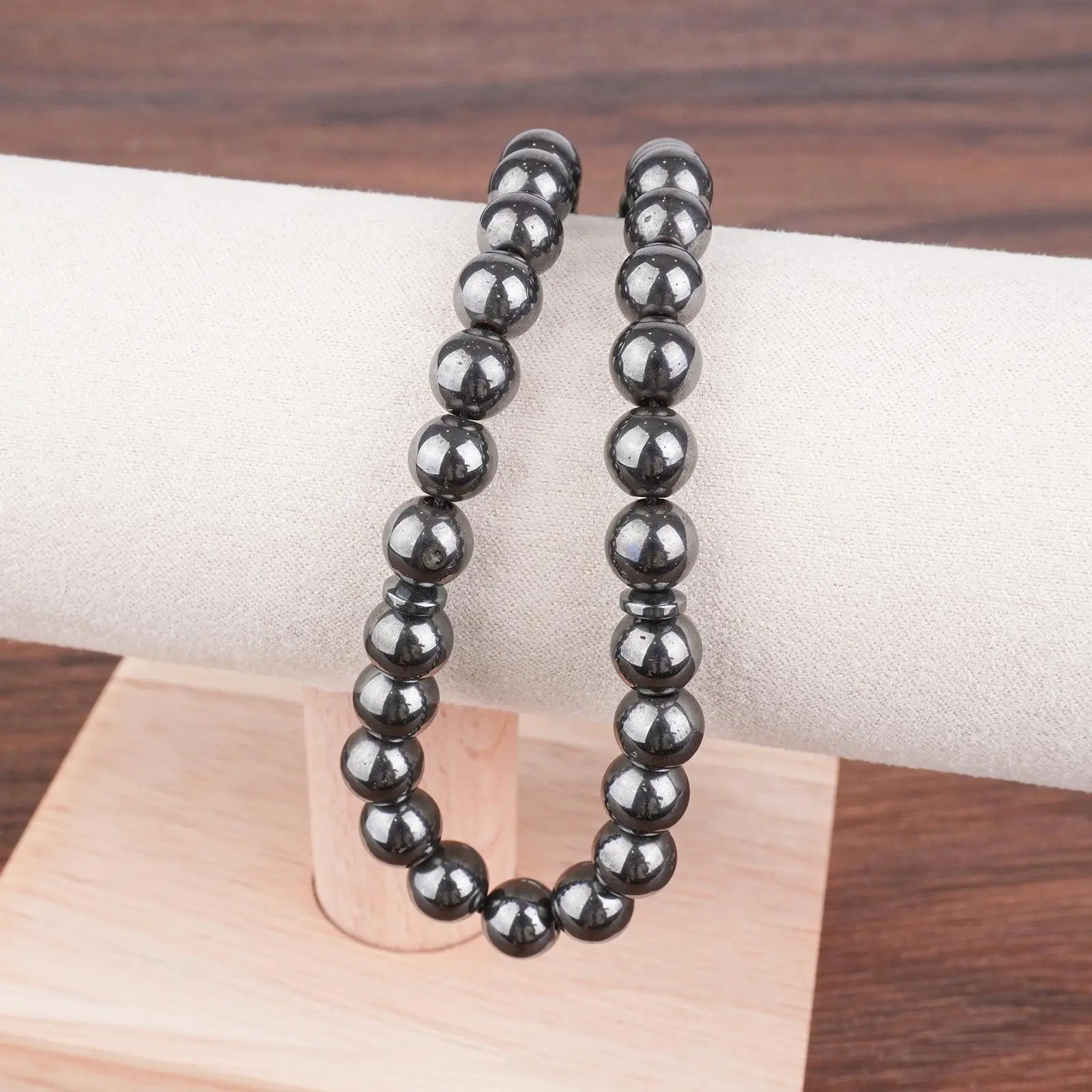 Natural Black Obsidian Tasbeeh 33 Bead High Quality Smooth Prayer (MR085)