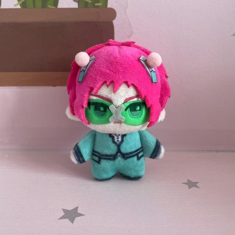 Mini Plush Doll Pendant 10cm Plushies The Disastrous Life of Saiki K Plush Toys Saiki Kusuo Cosplay Cute Soft Stuffed Gift