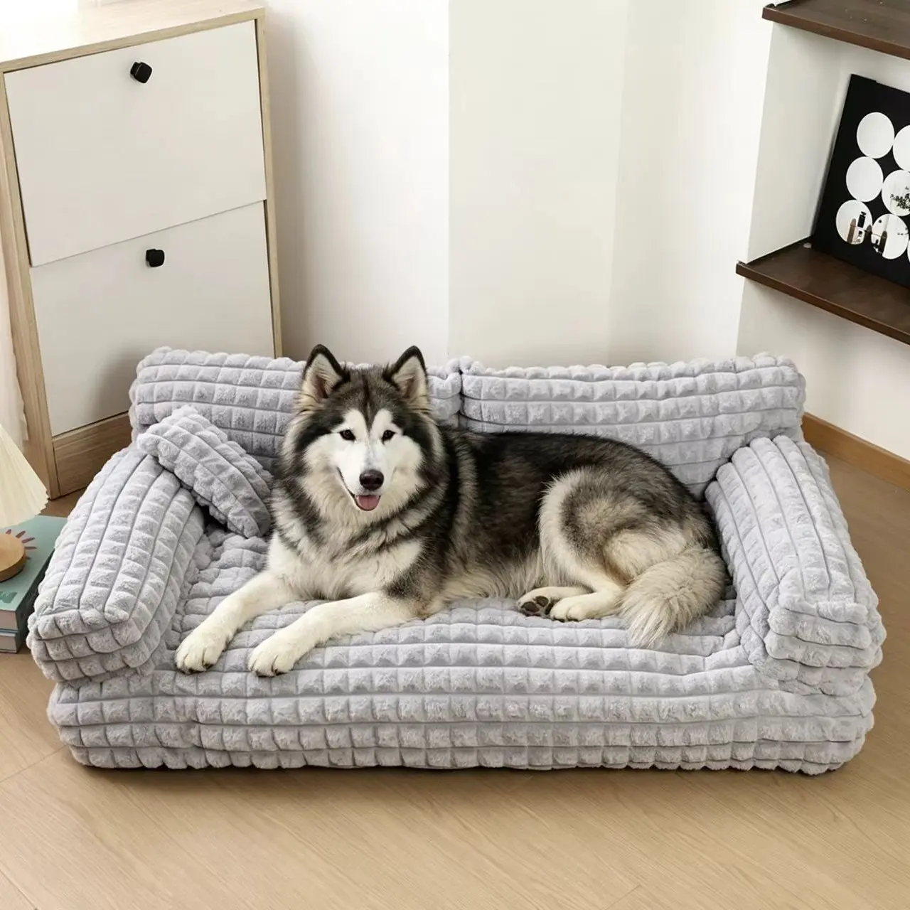 Four-Season Warm Comfort Rabbit Fur Pet Bed, Universal for Dogs and Cats, Small to Medium Size, Cozy Sleeping Pad