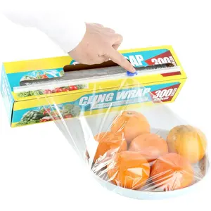 Cling Wrap Plastic Wrap with Slide and Plastic Wrap 12INx1000FT Cling Wrap Plastic Wrap with Slide and Plastic Wrap 12INx1000FT