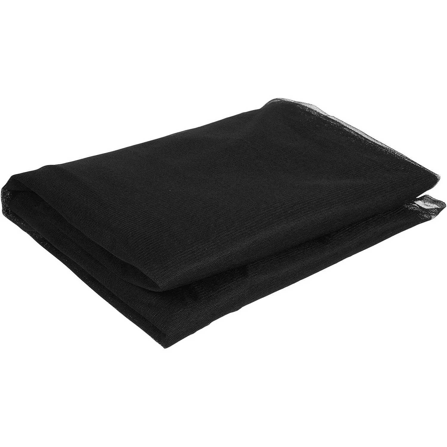 Mosquito Net Cloth Fabric, Black DIY Mosquito Net for Balcony Apartment Fabric Hexagonal Mesh Garden Breathable  Covers for Patio Porch Outdoor Bed Wedding Black 120x60 inch/10 × 5 Ft