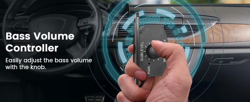 SUNDAY MIRTH 2025 Upgraded 10 Inch 1200W Slim Car Subwoofer with LED LightsAudio Sub Built in Amplifier Outstanding Heat Dissipation, Powerful Bass for Passion Dr1200W 10inch Slim Under Seat Powered Car Subwoofer