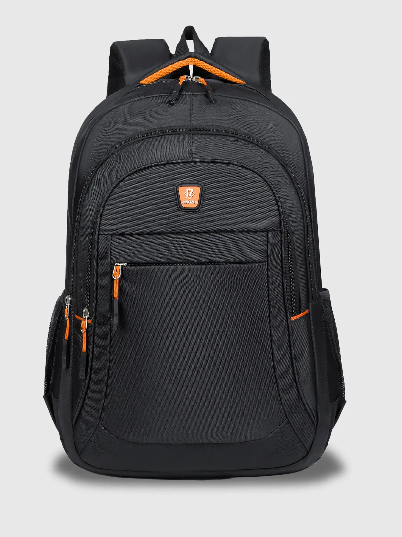 Waterproof Business Laptop Backpack for Men, Large Capacity Travel School Backpack, Multi‑Pocket Wear‑Resistant Oxford Cloth Daily Commute Rucksack, Fits 15.6‑Inch Notebook, Casual Student Daypack