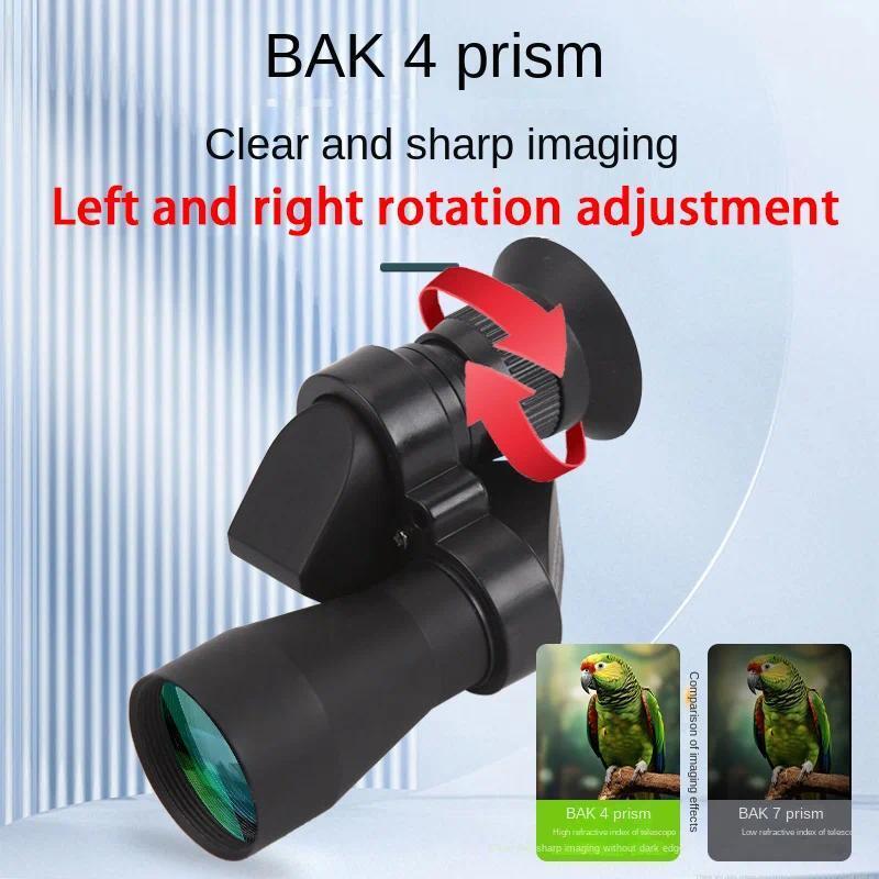 Portable High-Definition Monocular Telescope 1000x20mm with High Magnification Zoom Compact Scope for Hunting Camping Mountaineering Outdoor Fishing and Travel