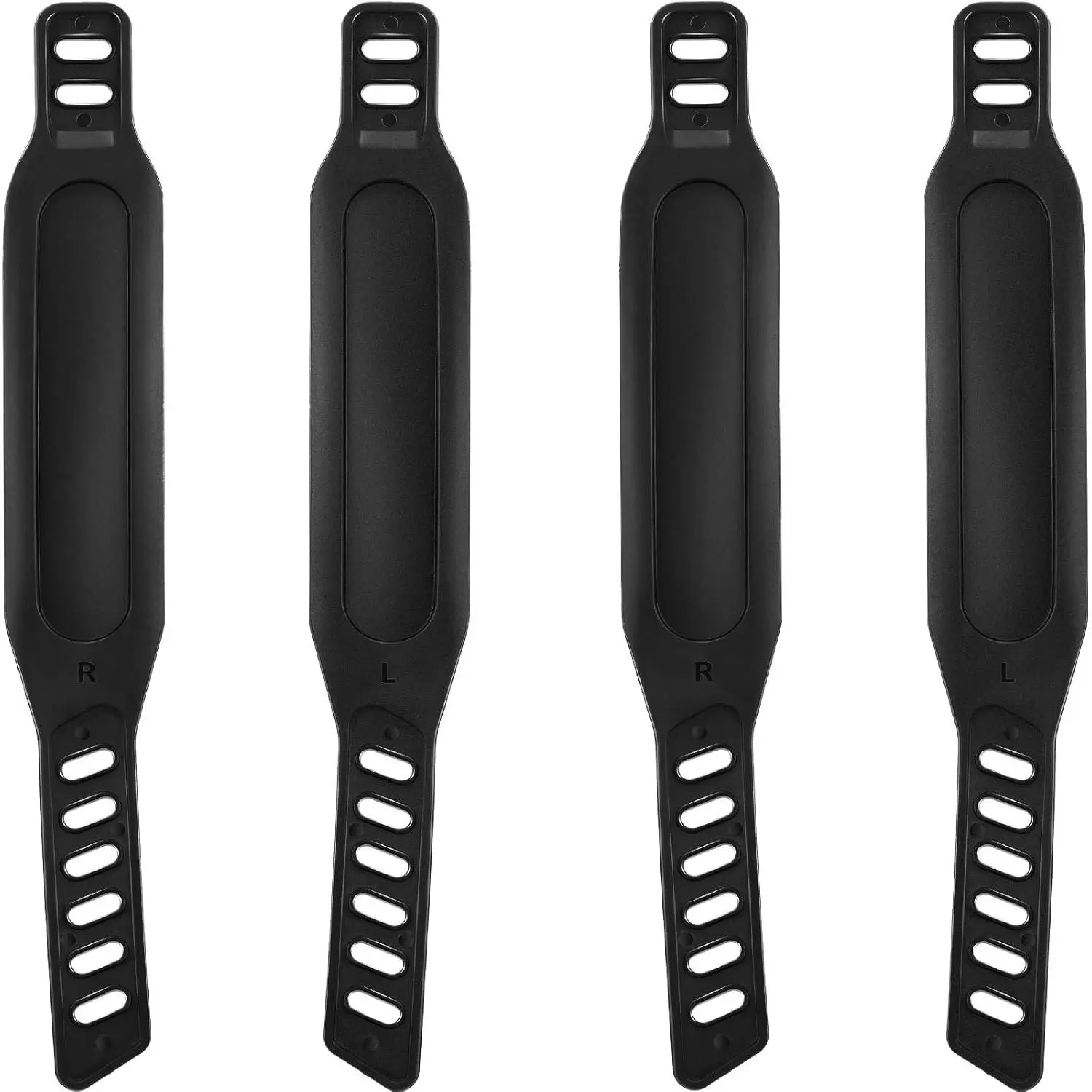 2 Pairs Stationary Bike Pedal Straps, Universal Fit, 1.7 x 12 in | Adjustable Buckle, Non Slip Grip for Exercise Cycle Home or Gym, Secure Foot Hold