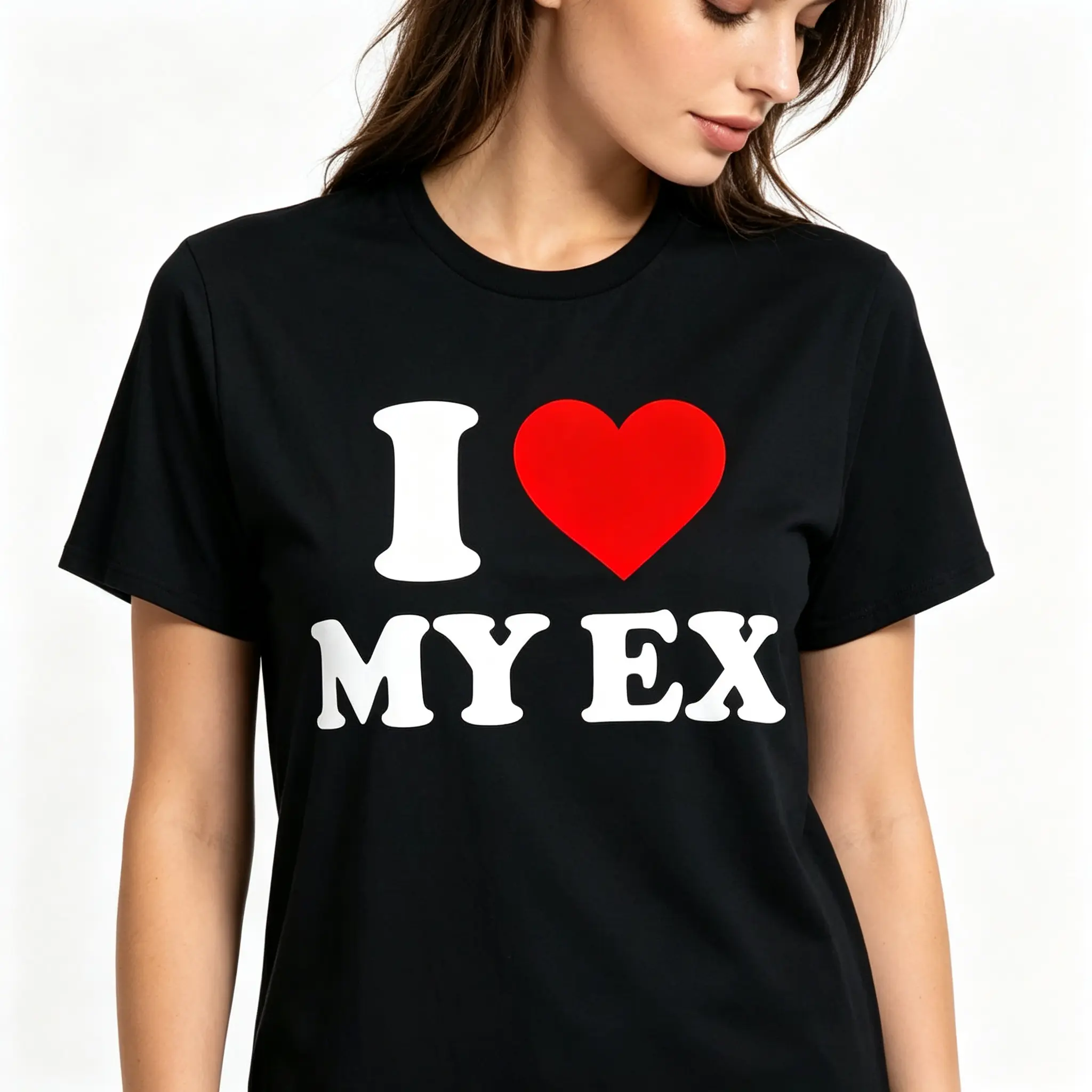 I Love My Ex Graphic Unisex Tee |   All-Season Breathable Top