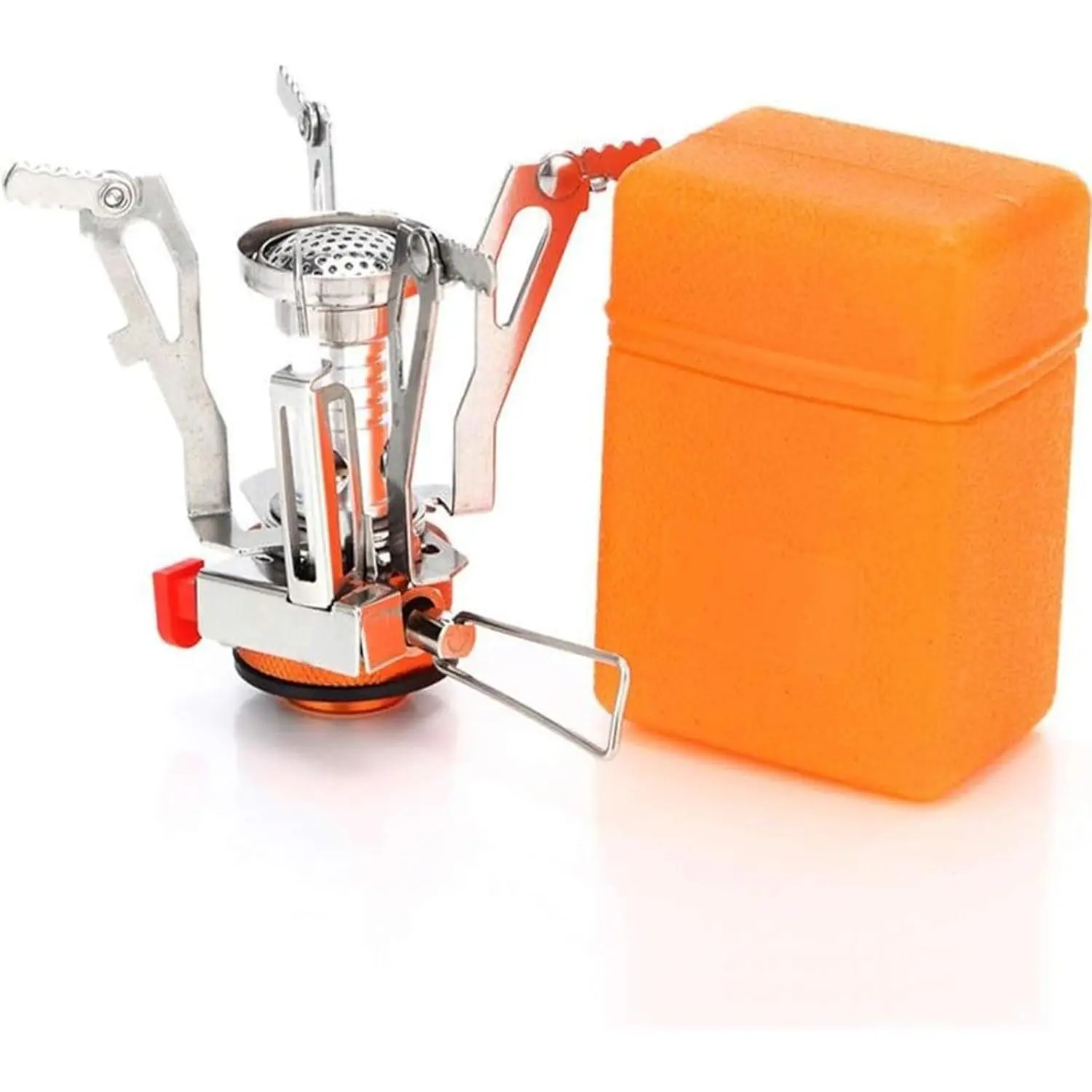 Portable Camping Stove Backpacking Stove, Specialized Hiking Stove Camping Stove with Piezo Ignition Stable Support Wind-Resistance, Camp Stove  Outdoor cooking Camping Hiking Adventure Cooking