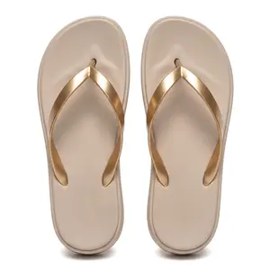 Lightweight Summer Slides For Couples Waterproof Deodorizing EVA Thin Sole Non Slip Indoor Outdoor Beach Sandals