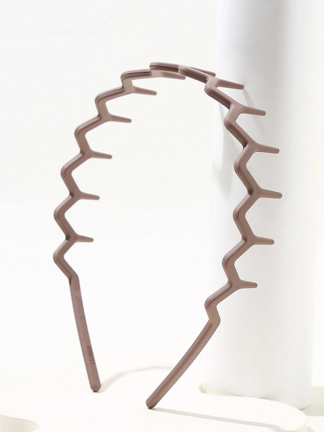 2pcs Toothed Wavy Headband, Simple Anti-Slip Suitable For Men & Women Haircare And Skin Care,Hairband ,Hair Hoop,Hairband,Hair Hoop ,Zig Zag HeadbandHeadbands, Zigzag Headband