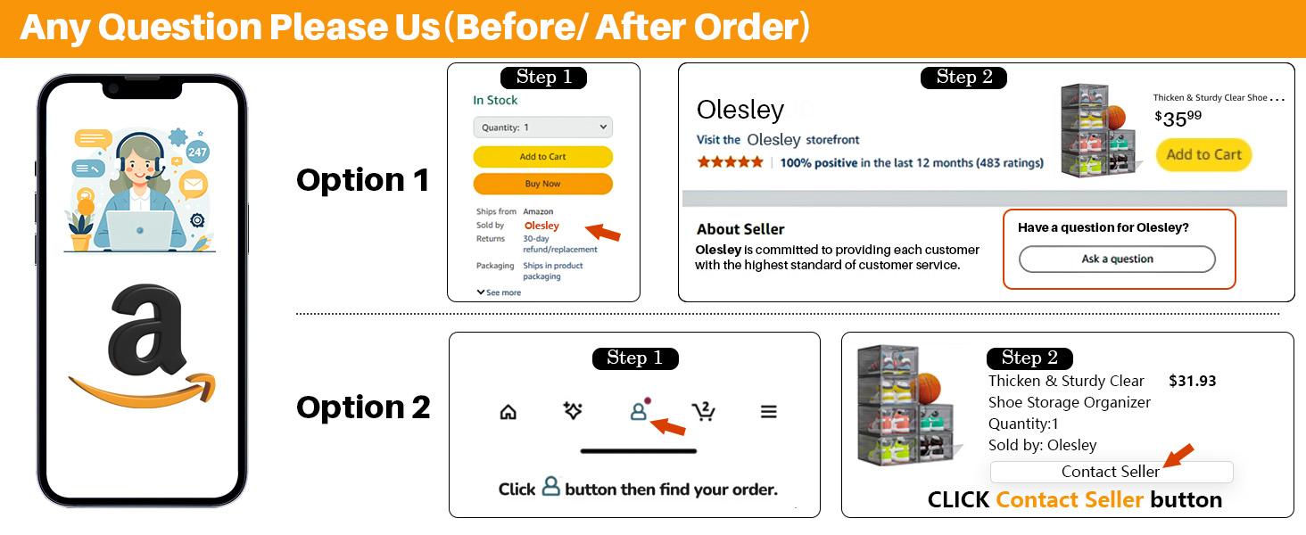 Thickened Clear Shoe Storage Organizer with Magnetic Door, Sturdy Stackable Shoe Boxes for Closet, Collapsible Space-Saving Shoe Rack for Sneakers & Boots, Plastic Shoe Cabinet Box Set, 6 Pack, White