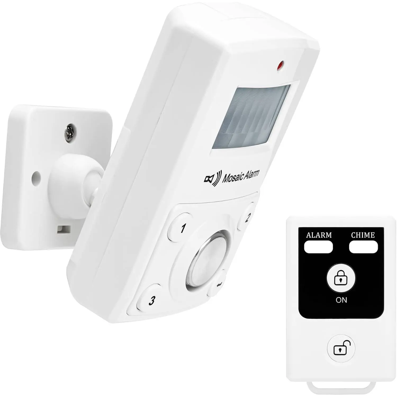 Anti-Theft Alarm Remote Motion Sensor Alarm for Garage, Shed, Indoor. 135dB Loud Sound Home Security Intruder Burglar Alert. Battery Operated Portable Keypad Motion Detector Siren for Travel. Cordless or USB Power