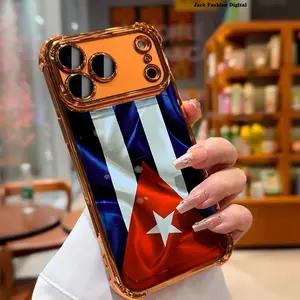 The 2026 new electroplated transparent TPU shock-proof phone case is suitable for iPhone 17 Pro Max with screen sizes of 16, 15, 14, 13, 12, and 11. It is a shock-resistant soft case protection cover and is suitable as a gift for all four seasons.