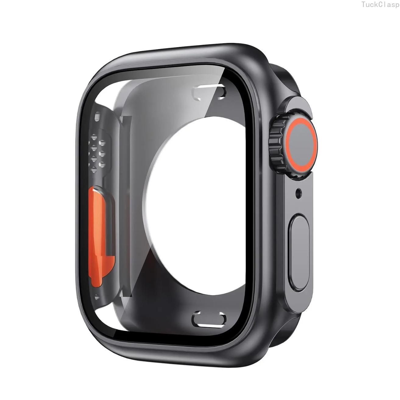 Full Coverage Protective Case for iWatch, Durable Smartwatch Protector Compatible with Series 40mm 41mm 44mm 45mm, Scratch-Resistant Everyday Protection Accessory