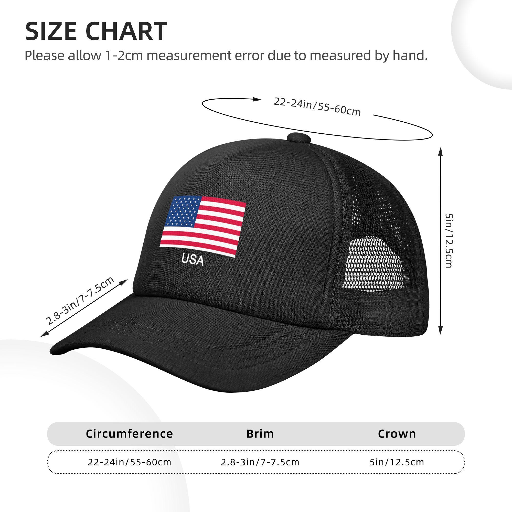 Country Flag Trucker Hat National Emblem Mesh Baseball Cap Adjustable Snapback Closure for USA Canada Mexico Italy France Germany Ukraine Australia Puerto Rico Fans