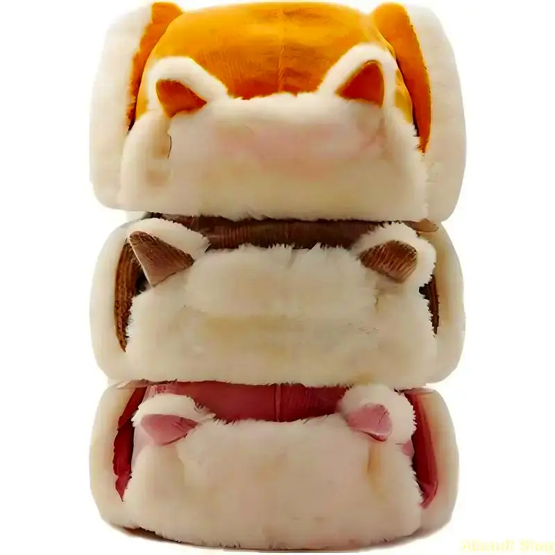 Girls' Winter Cat-Ear Ear Flap Hat - Cute Plush Knit Warm Hat for Outdoor Sports (Women's Sportswear Accessory)