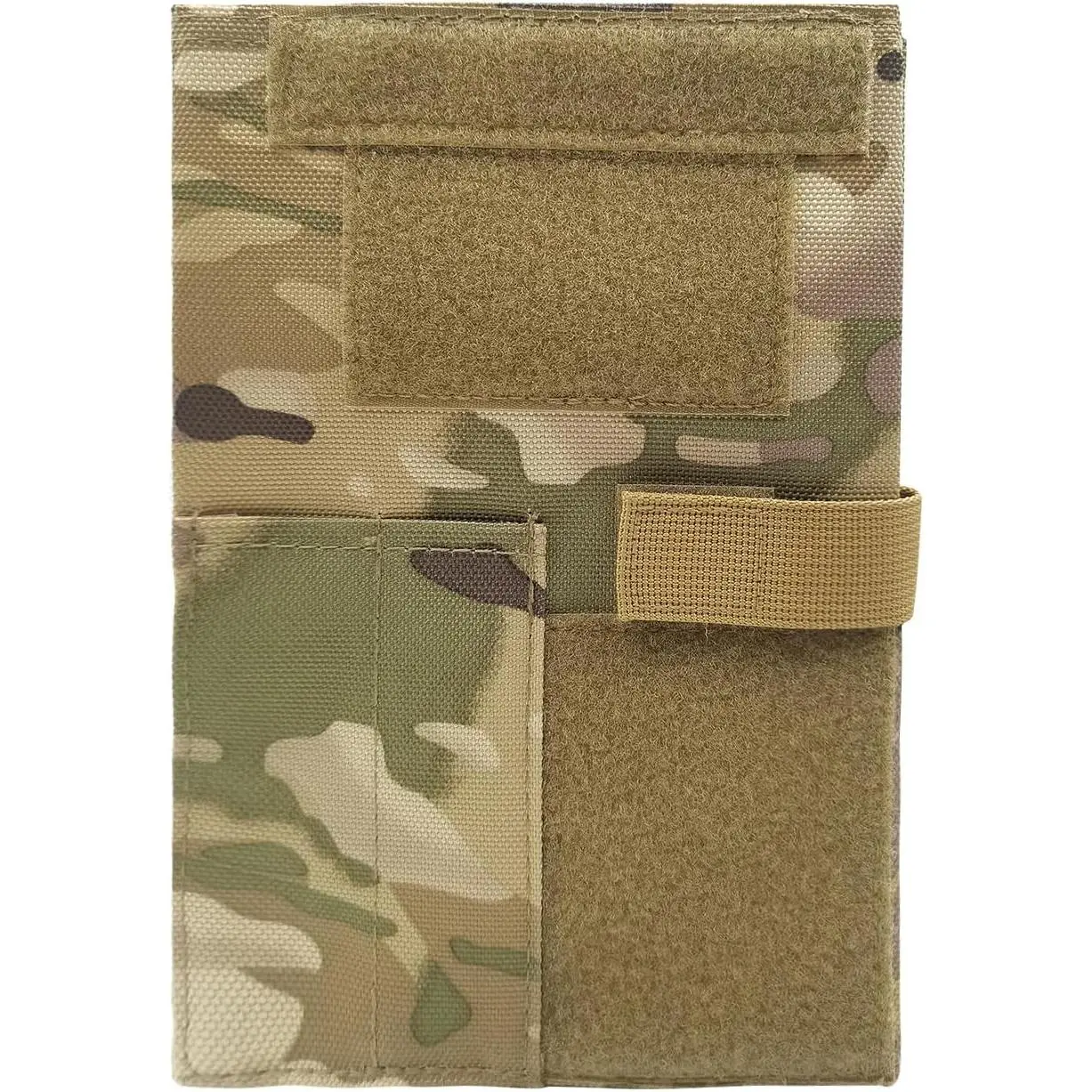 OCP Military Book Cover, Tactical Notebook Cover for 5.5”X 8” Journal Notebook Cover, OCP Green Book Cover, Field Notes Ring Binder (Green, 5.5”X 8”)