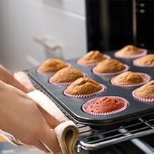 Make baking easier and prettier with 100PCS polka dot cupcake wrappers!Premium greaseproof paper ensures no mess, no sticking, and easy release.Classic polka dot design fits any celebration-birthdays, weddings, holidays