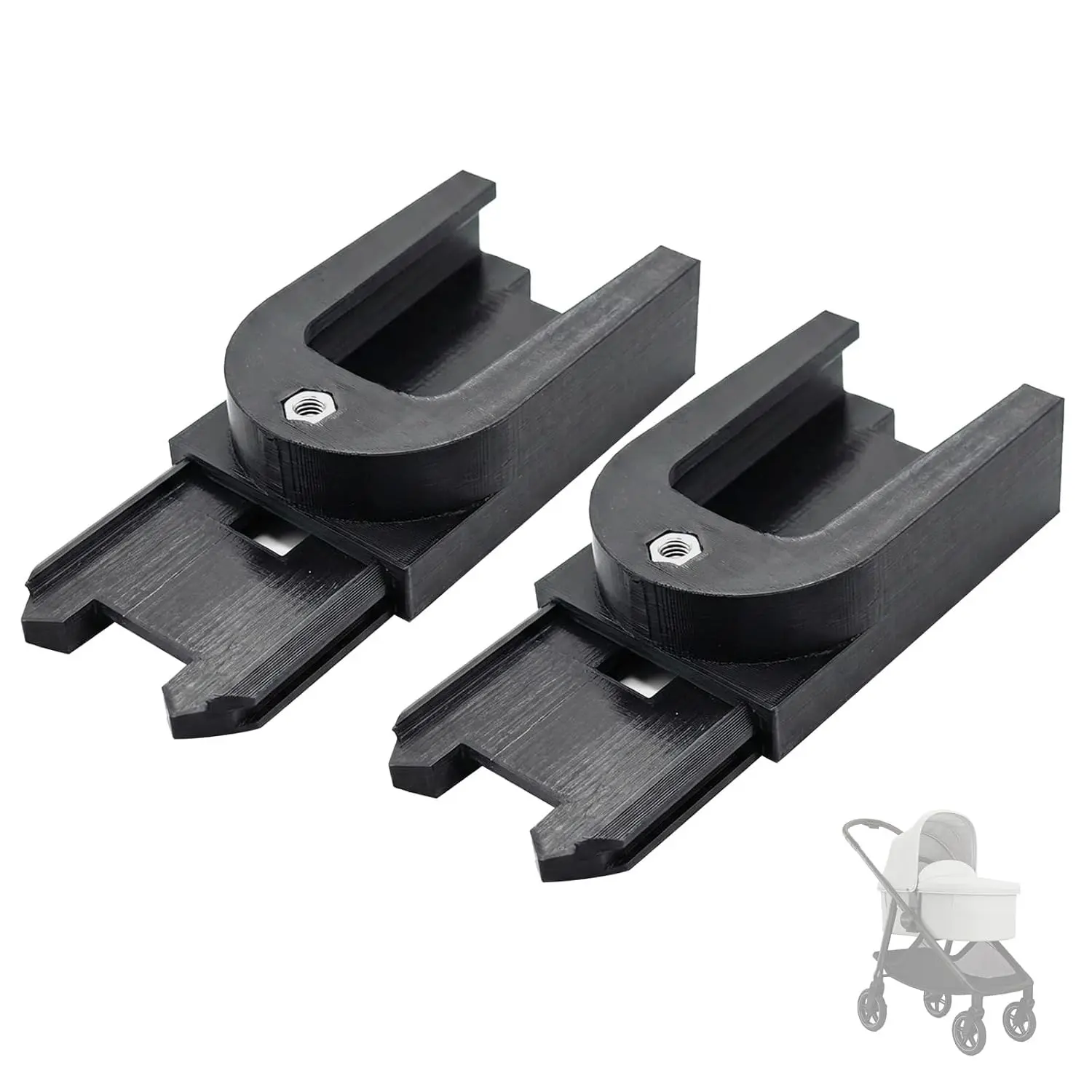 Adapter Connector for Uppababy V1/V2/V3 Bassinets to Nuna Triv Next & Nuna Swiv Strollers, Simple Installation & Secure Attachment, 1 Set