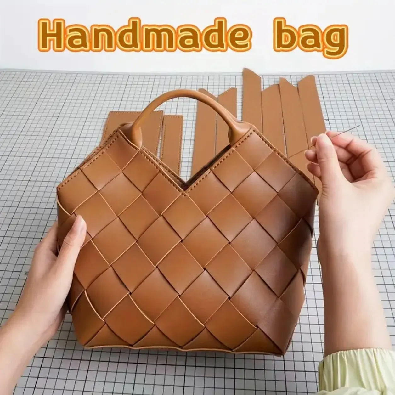 DIY Handmade Weaving Bag Material Kit, Colors, Perfect for Crafting Projects, Ideal for Beginners and Enthusiasts
