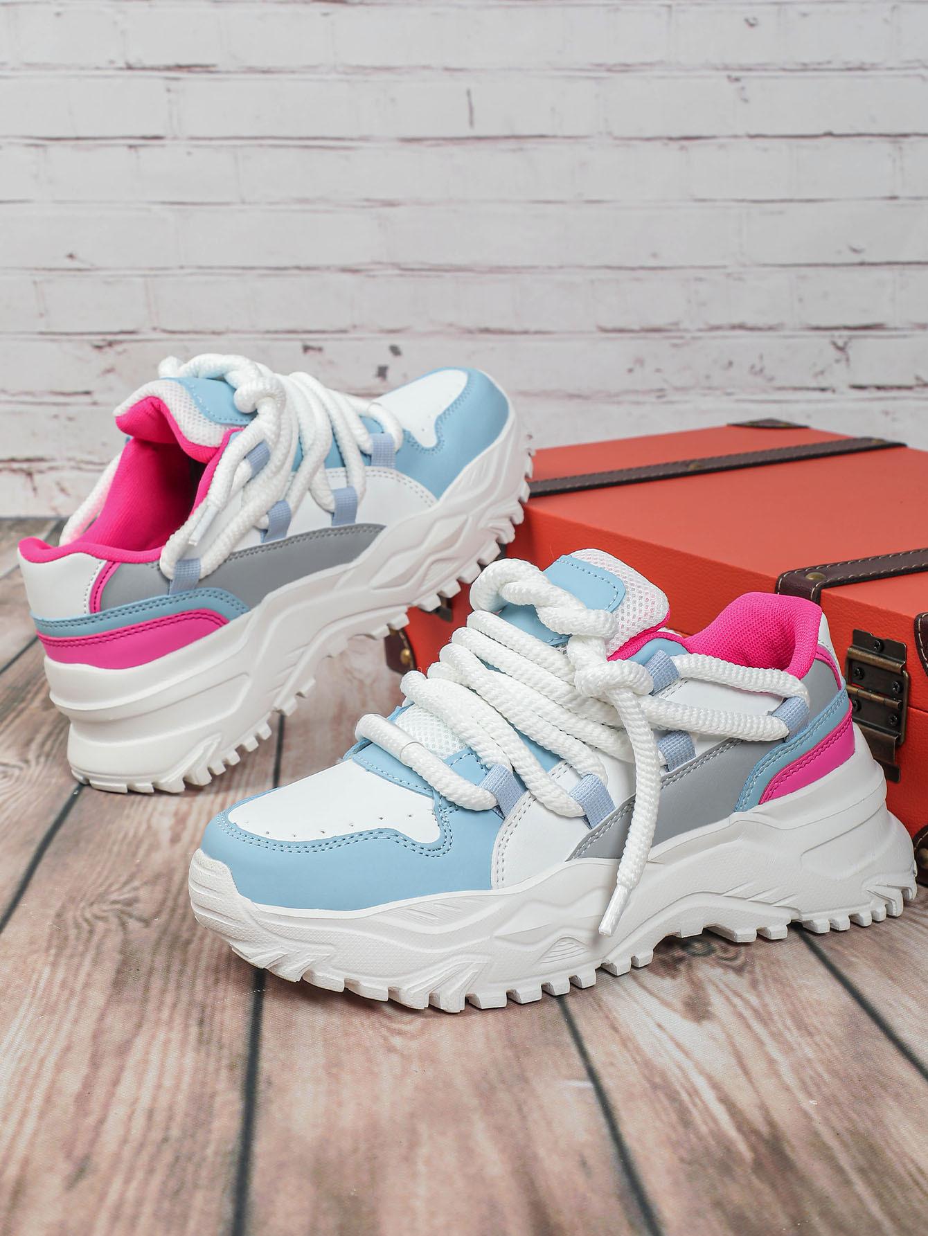 2026 trendy thick-soled fashion casual outdoor dad shoes, couple's versatile sports shoes, soft-soled comfortable student school shoes