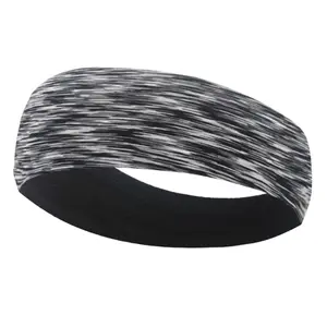 Unisex Bestselling Elastic Sports Headband Double Layer Breathable Sweat Absorbent Head Wrap for Yoga Running Hiking Cycling Daily Workout