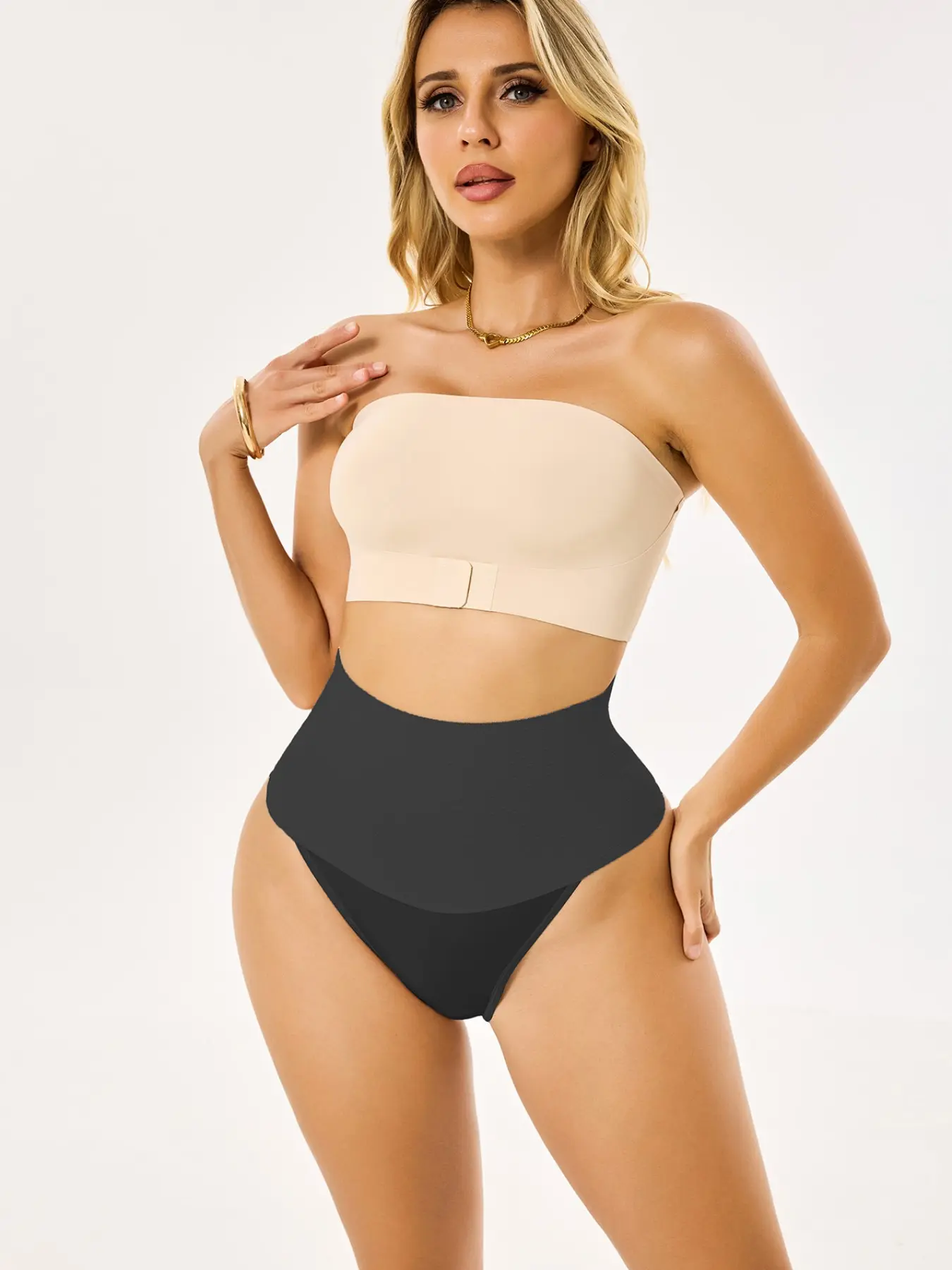 Seamless High-Waisted Shaping Panties, Comfortable Body Control Underwear, Ideal for Abdominal Sculpting, Daily Wear & Yoga Fitness