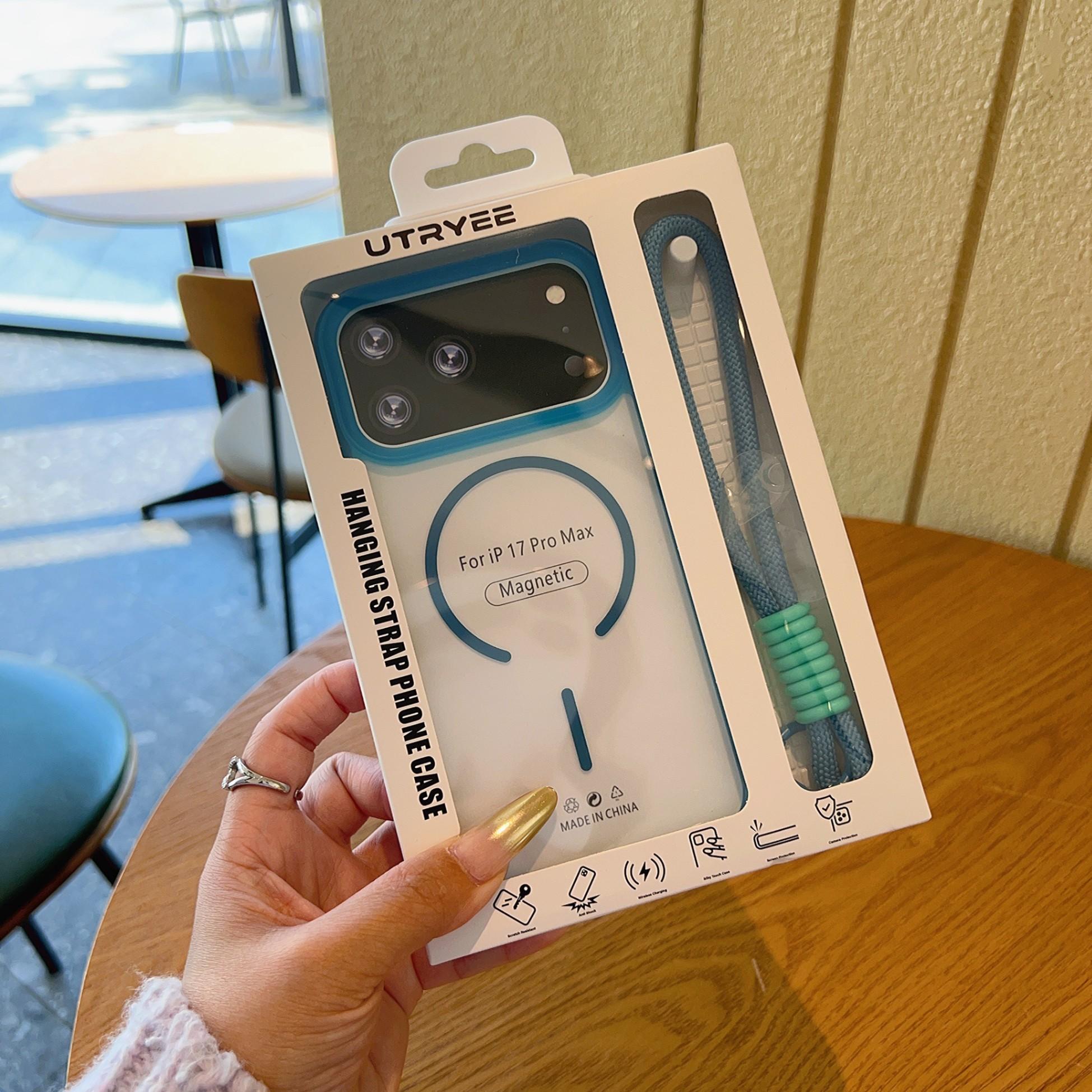 Translucent Frosted Phone Case for iPhone 17 Pro Max 16 15 14 13 12 11, Soft Edge Clear Acrylic Magnetic Case