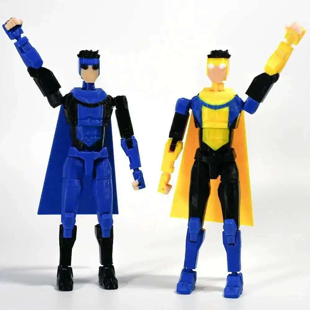 3D Printed Superheroes Invincible 2.0 Anime Multi-Jointed Shapeshift Toys Action Figures Mannequin Model Ornaments Gifts