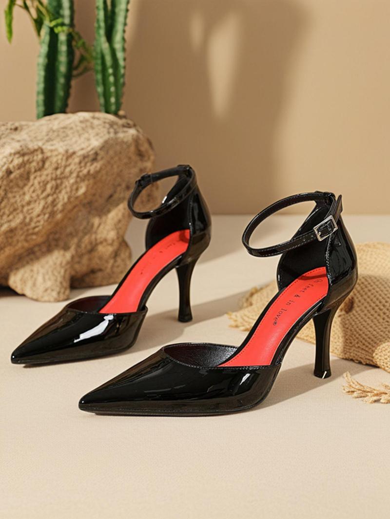 Women's Elegant Solid Color Pointed Toe High Heel Shoes, Fashionable Shoes for Daily Wear, Lightweight Breathable Comfortable Shoes for Women