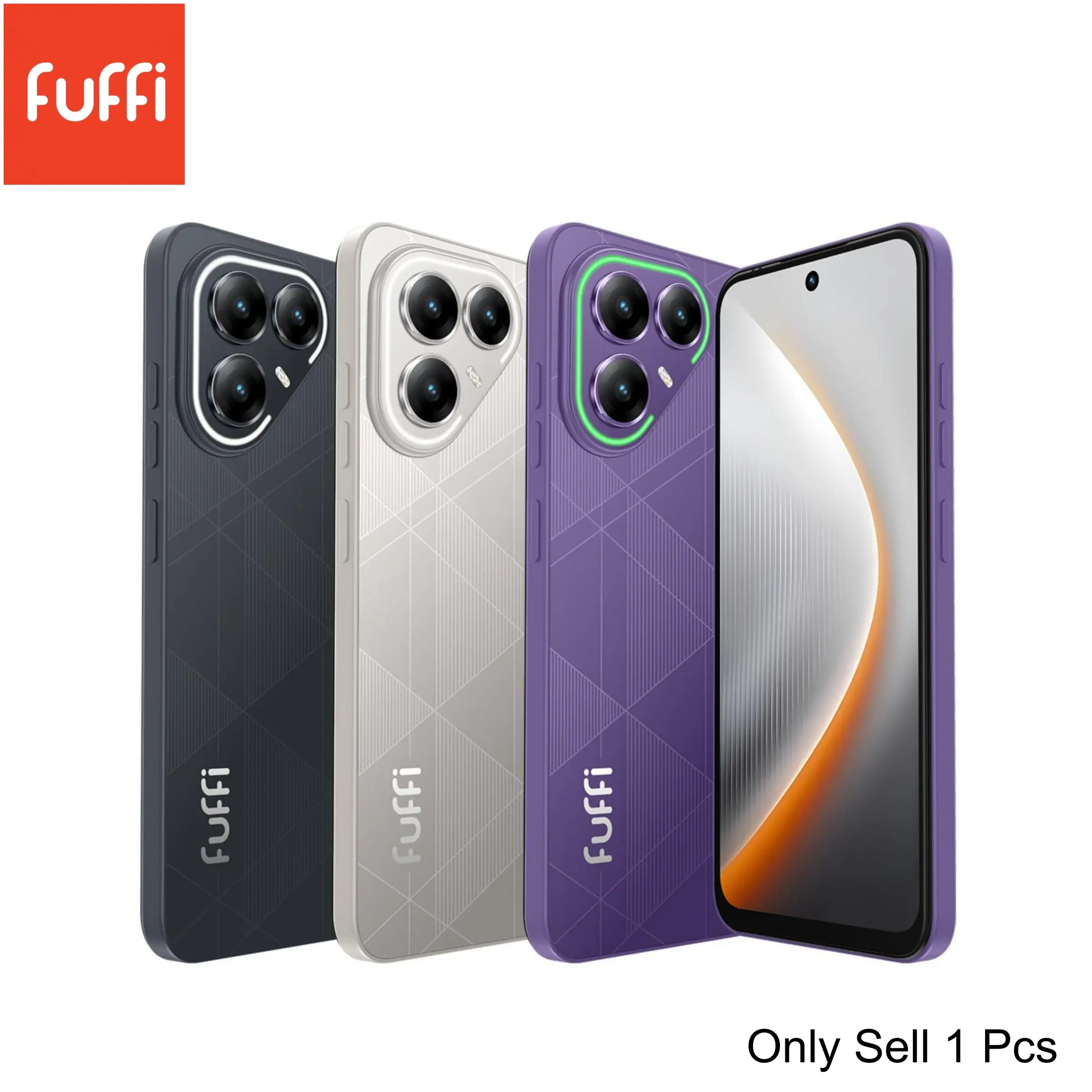 FUFFi-Smartphone, 4+32GB ROM, Expandable Memory, 6.56 Inch HD Display, Dual Sim, 3100mah Battery, Android 12.0