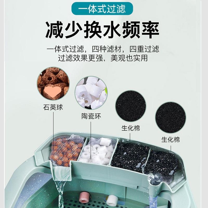 Turtle tank, ecological tank, turtle breeding tank, home turtle tank, small turtle tank, small alligator turtle villa, Xixiu