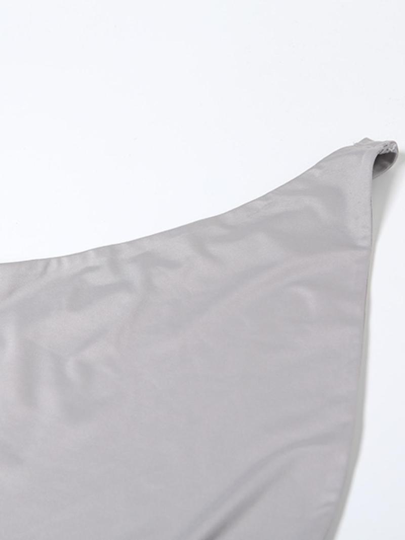 Women's Plain One Shoulder Backless Dress, Elegant Sleeveless Maxi  Dress for Party Dating Wear, Ladies Summer Clothes