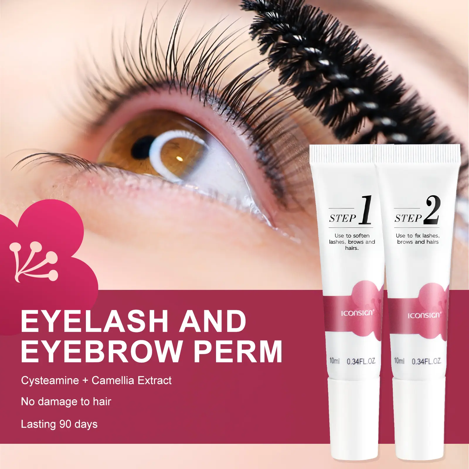Camellia lift Kit - Eyelash perm set Professional At-Home Lash Lift Kit for Beauty & Personal Care Makeup Flawless Mascara Cosmetic Salon