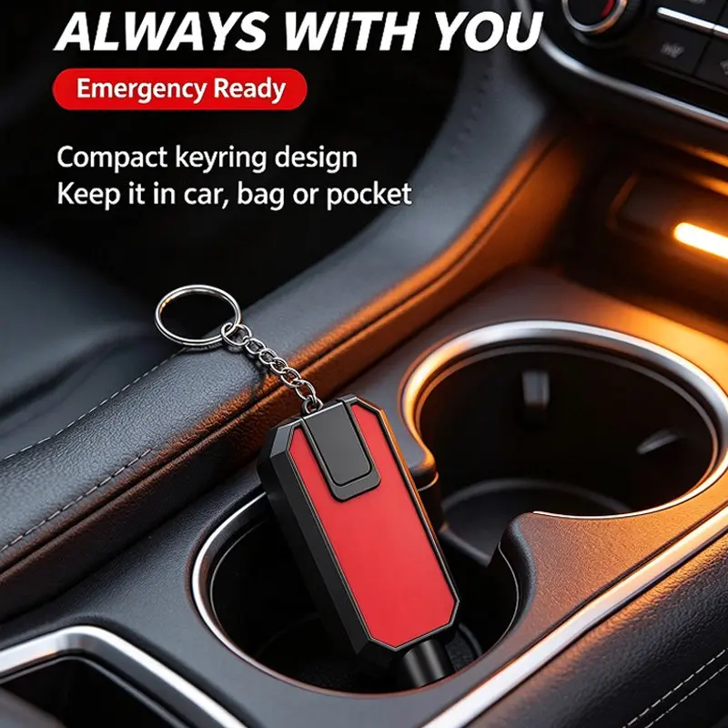 2-Pack Car Emergency Window Breaker, Seatbelt Cutter Escape Hammer, Compact Portable, Multi-Scene Vehicle Safety Interior Accessory, Car Accessories