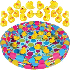 Duck Pond Matching Carnival Game for Kids, 36" x 6" Inflatable Pool & 20 Plastic Ducks with Numbers, Water Outdoor Game for Kids, Fun Memory Game for Backyard, Birthday Party Field Day Gamesfidget toys