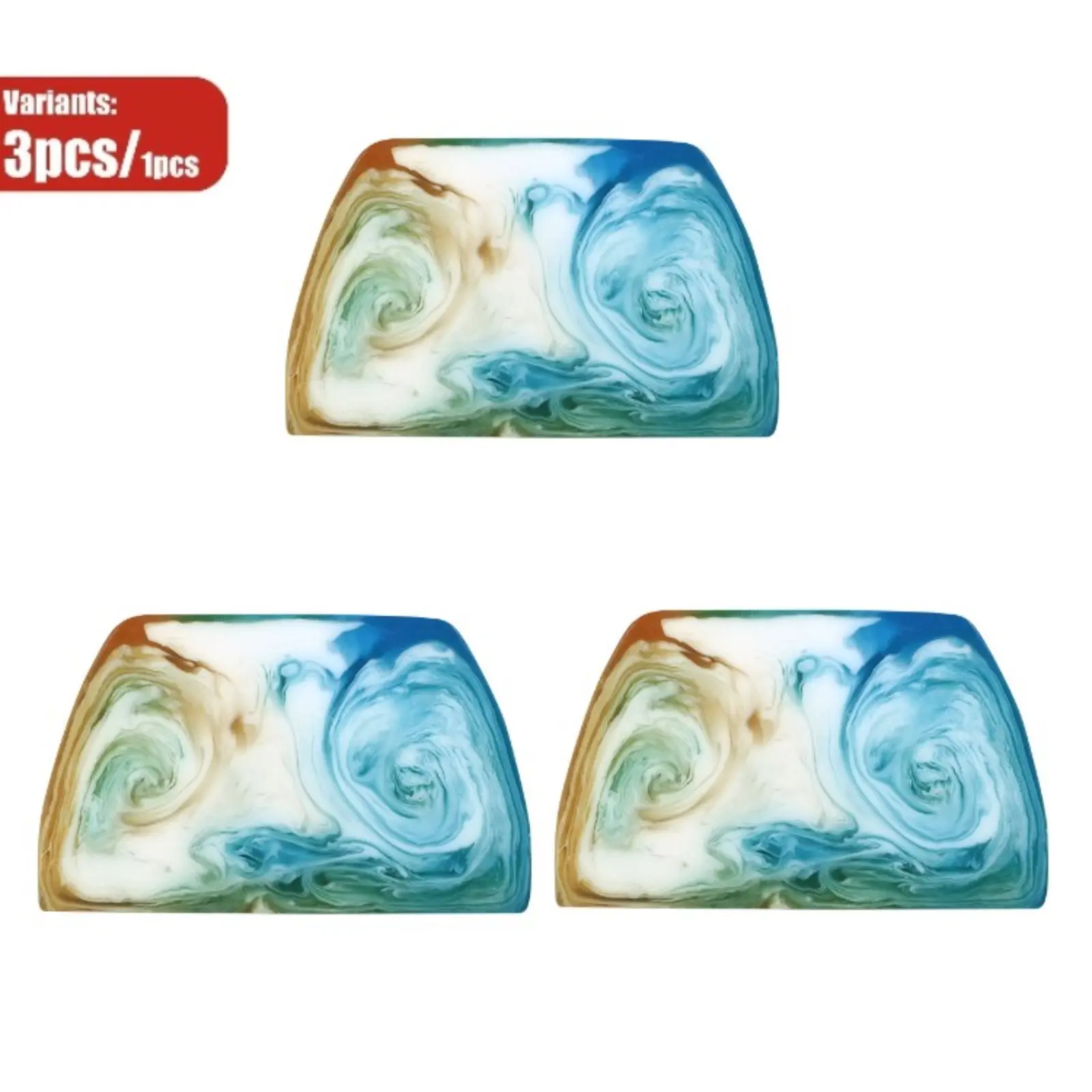 Vibrant Color Swirl Handmade Soap Bar, Scented Essential Oil Bath Soap, Large Size Cut‑able Soap for Bath & Facial Wash, Gift for Daily Home Use
