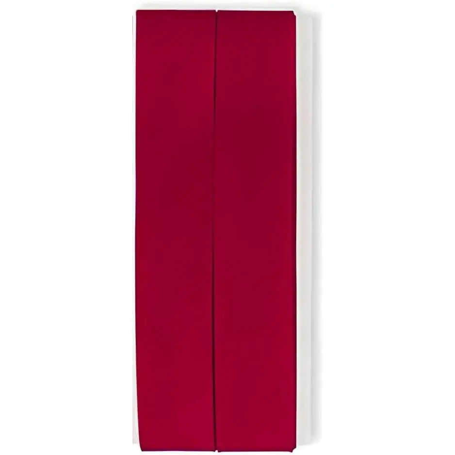 Red Bias Tape, Bias Tape Double Fold 7/8" Continuous Bulk Bias Tape for Sewing, Quilting, Binding, Hemming, (3 Yards)