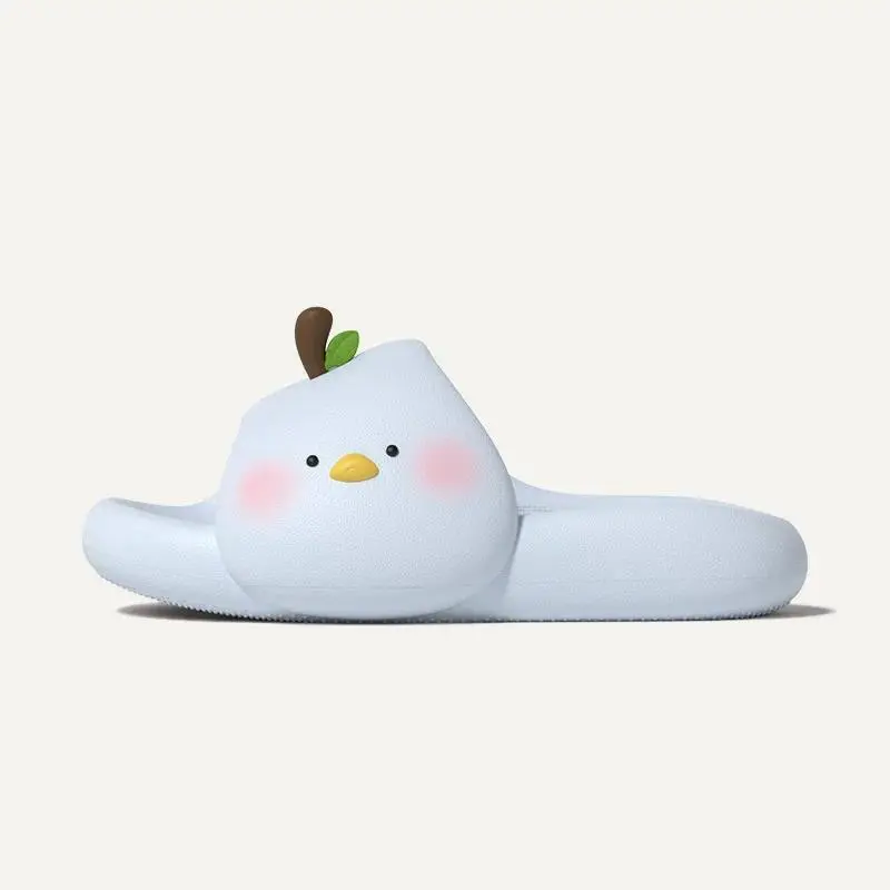 Cute Cartoon Duck Pear EVA Home Sandals New Bathroom Women's Slippers Anti Slip Outerwear Student Couple Parent Child Slippers