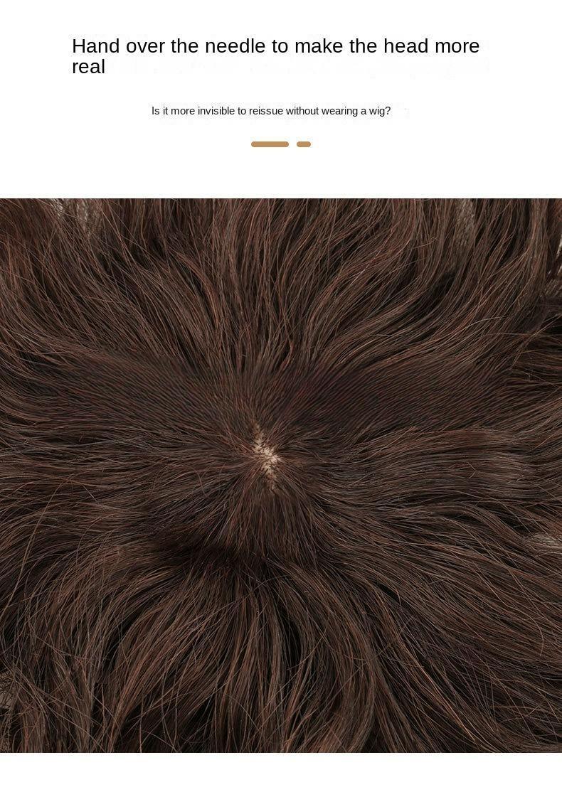 Natural Color/Dark Brown Human Hair Toppers For Women 3 Clips In Curly Topper Hairpieces For Hair Loss Volume Cover Grey Hair