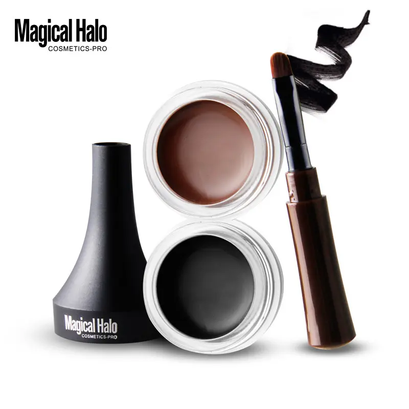 Waterproof and long-lasting eyeliner cream is not easy to smudge three-dimensional eyeliner eyebrow cream makeup