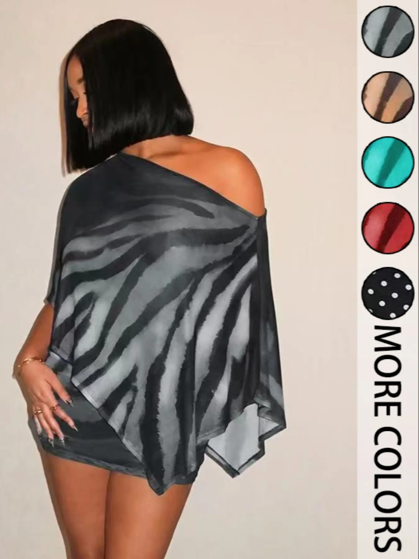 Women's Fashion Animal Print Shawl Top + Trendy Chic Skirt Set, Bohemian Style, Lightweight Breathable Casual Wear for Spring Summer Fall