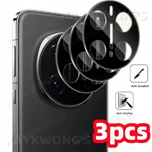 KAYKWONG'S 3Pcs Tempered Glass Lens Protector for Honor Magic7 Magic7 Pro Magic8 Pro, Bubble Free Anti-Drop Camera Protective Film