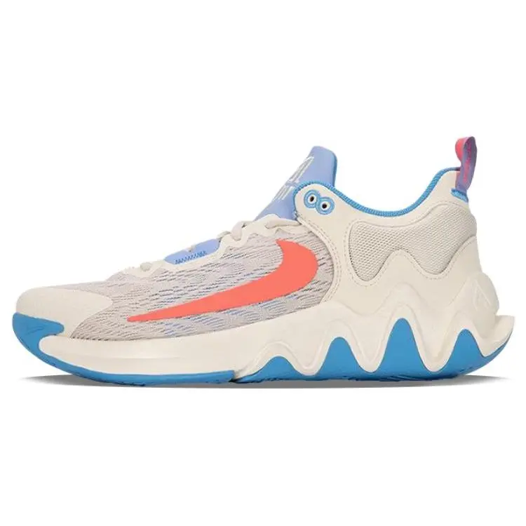 Nike Giannis Immortality 2 EP Men's Low-Top Basketball Shoes in White and Blue Verifiable, with credentials and supporting global authentication